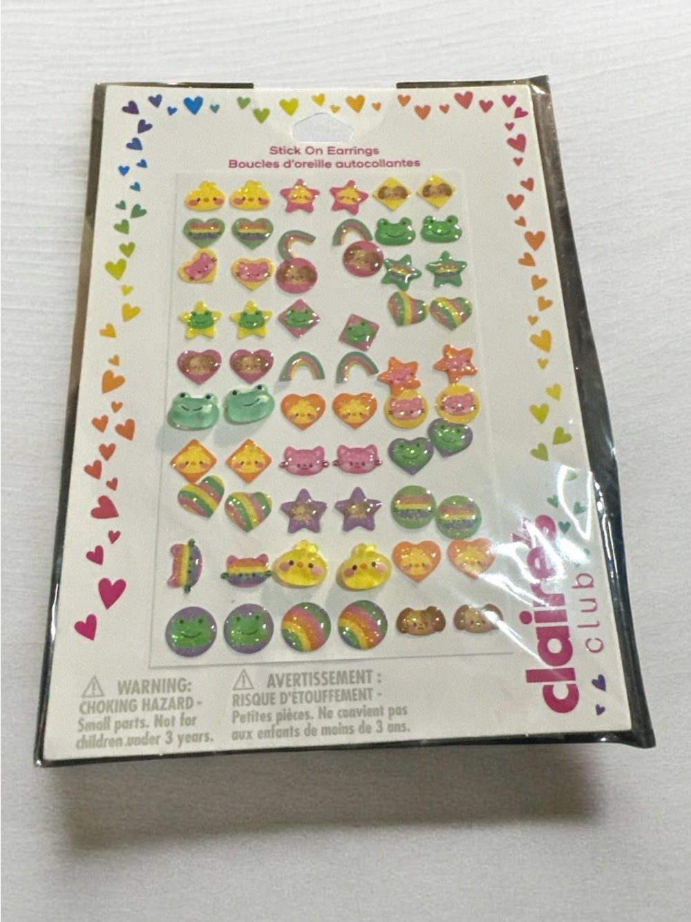 Claire's Club Colorful Stick-On Earrings Pack
1069